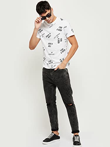Image of Max Men Printed Ultra Slim Fit T-Shirt