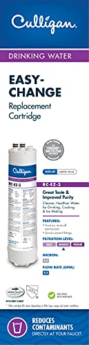 Image of Culligan RC-EZ-3 Easy Change Advanced Water Filtration Replacement Cartridge, 500 Gallons, (Pack of 1)