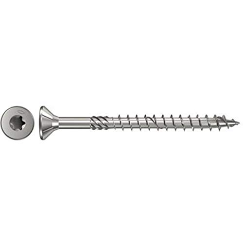 fischer Power-Fast FPF-ST 5,0 x 100 A2P - Spanplattenschrauben mit Teilgewinde und Senkkopf… – Ansicht 1