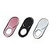 JeoPoom Webcam Abdeckung[3 Stück], 18*9*0.7mm Kamera Abdeckung, Webcam Cover, Webcam Abdeckung, Ultra Thin Metal Camera Cover, für Laptop, Smartphone, Tablet, Handy, etc(Schwarz, Silber, Rose Gold)