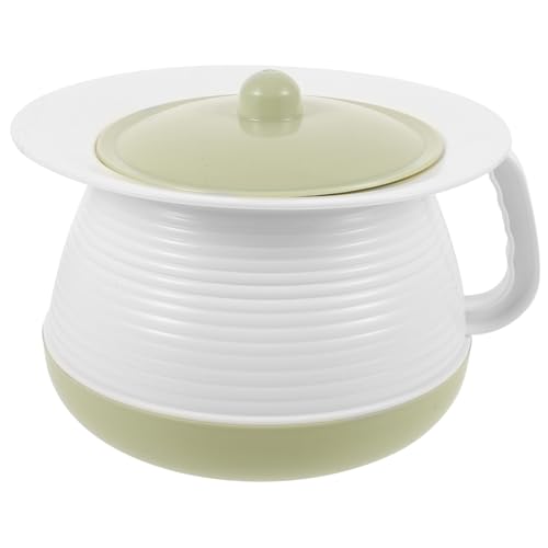 Hoement 蓋付きプラスチック小便器 便器 夜間用 子供用 高齢者用 ポータブルトイレ 家 医療施設用 尿ポット 汚れにくい設計 ハンドル付き 密閉プ