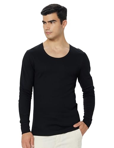 Image of Jockey 2401 Men's Super Combed Cotton Rich Full Sleeve Thermal Undershirt with Stay Warm Technology