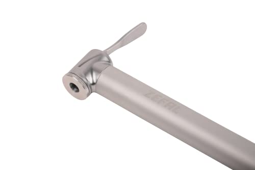 ZEFAL Road Micro - Compact & Lightweight Aluminium Mini Bike Pump - Suitable for Presta and Schrader - 7 Bar / 100 psi - Silver - Image 4
