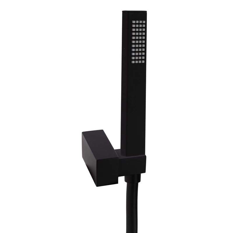 Ramon Soler - Pommeau de douche - Ensemble douchette à main ABS noir mat et flexible - 4759MRNM