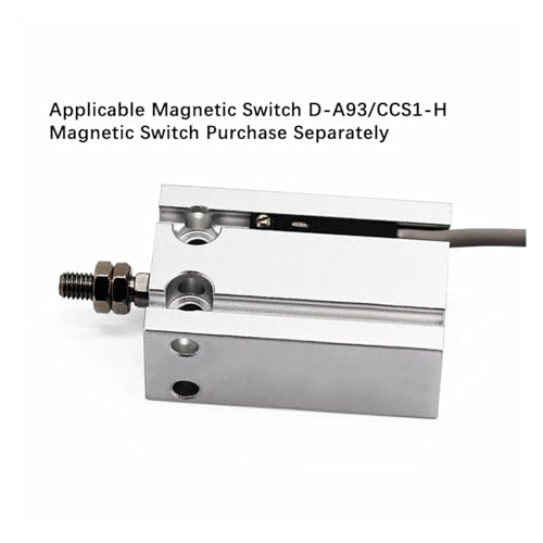 Cilindro magnético CDUK20 de doble efecto con carrera de 40mm para montaje libre 4