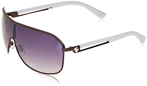Southpole 5012sp Men's Uv Protective Rectangular Metal Shield Sunglasses. Cool Gifts for Him, 138 Mm