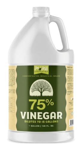 Image of Ecoxall 75% Pure Concentrated Vinegar, 1 Gallon (128 Fl oz), Pack of 1
