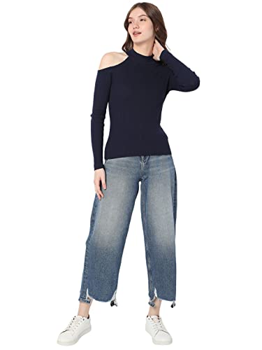 Image of VERO MODA Women's Cotton Round Neck Pullover