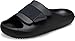 Crocs Unisex Mellow Luxe Recovery Slide, Black, 3 UK Men / 4 UK Women
