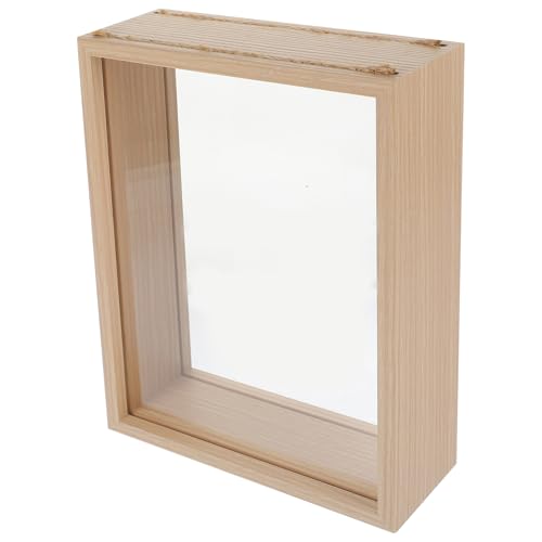 BESPORTBLE Marco de Fotos de Flores Secas Flotante 8 Pulgadas 152 X 203 CM de Madera para Exhibir Especímenes Marco Vacío para Decoración de Pared y Mesa Caja para Flores Prensadas