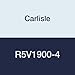 Carlisle R5V1900-4 Rubber Wedge-Band Wrapped-Molded Banded Belts, 191.1" Length, 5/8" Width, 7/8" Thickness, 9.8 lb.