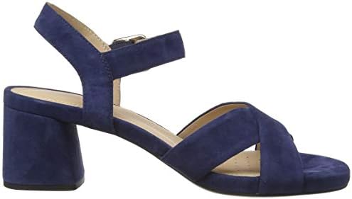 Geox Women's D GENZIANA MID B Heeled Sandal, Blue, 5 | Image 5