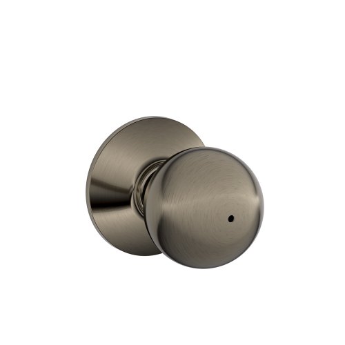 Schlage F40ORB620 Orbit Privacy Knob, Antique Pewter by SCHLAGE - Used condition - CA$9.15