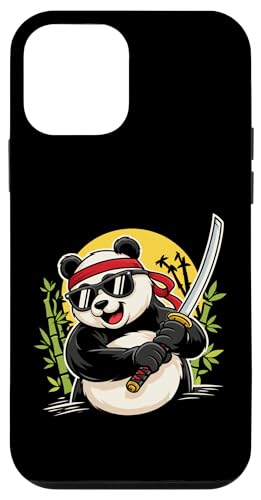 Samurai Panda With Katana Sunglasses Funny �X�}�z�P�[�X iPhone 12 mini �p
