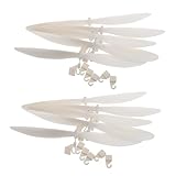 Aérodynamisme amélioré : les pales d'hélice fabriquées avec précision optimisent le flux d'air, augmentant l'efficacité et le contrôle de vol de votre modèle d'avion pendant le jeu occasionnel et le vol de compétition, hélice d'avion modèle, hélice pour avion