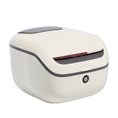 Boîte de rangement pour casque résolvant le manque de place sur scooter 30L