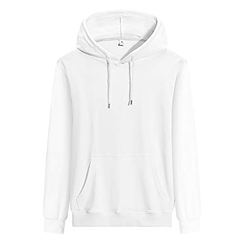 Sweat A Capuche Homme Long Hoodies Sweatshirts LéGer Grand Taille A Manche Longues Mode Couleur Unie Pull De Sport avec Poches Cover