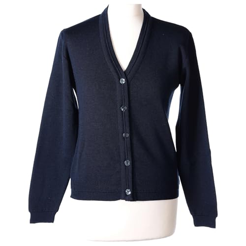 Holyart Giacca Corta BLU 50% Lana Merino 50% acrilico suora In Primis, M