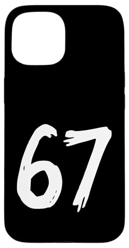 67 �z���[ �X�N���b�` �X�^�C�� �i���o�[ �_�[�N �s�C���ȃO���t�B�b�N �X�}�z�P�[�X iPhone 15 �p