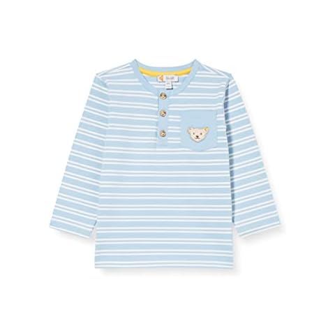 Steiff Baby Boys' Long Sleeve T-Shirt, Chambray Blue Cover