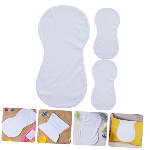 3pcs DIY Sublimation Burping Cloth Blank Baby Towel Heat Transfer Towel Muslin Changing Pad Accessory4
