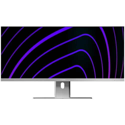 Image of ALOGIC Edge 40 inch Ultrawide QHD Monitor (3440x1440), 21:9 Display, 100Hz Refresh Rate, USB-C Dock with 90W Power Delivery, Split Screen, Height & Pivot Adjustable Stand (Silver)