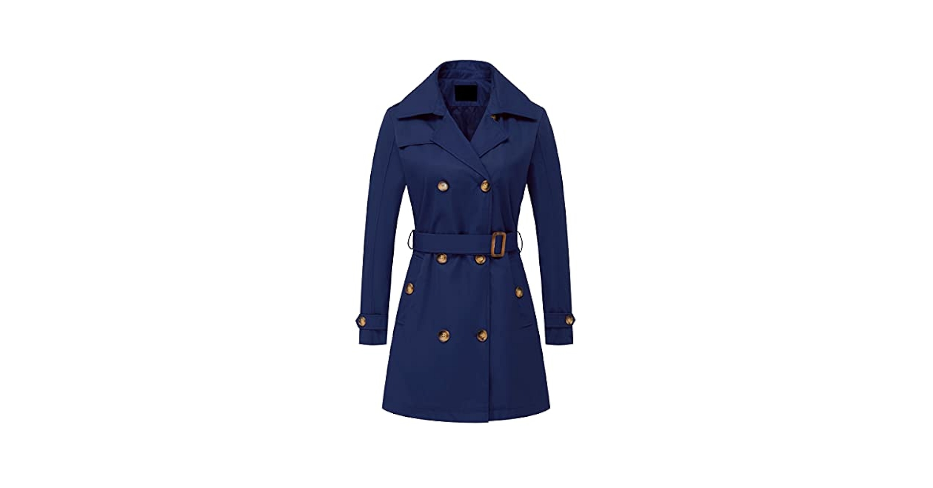 OHOTORO Firenze Trench Coat（ネイビー） Sandro Trench Coat with Pleated Inset | Saks Fifth Avenue