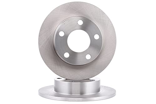 2x RIDEX Disco de freno Trasero Ø244,7mm Altura: 47,7mm Espesor: 10mm Corona de Agujeros - Ø: 112mm macizo 82B0049