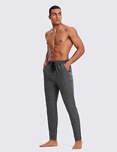CRZ YOGA Mens Comfy Lounge Pants 30" - Super-Soft Open Bottom Yoga Casual Pajama Pants Athletic Sweatpants with Pockets4