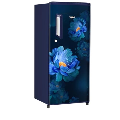 Image of Whirlpool 192 L 4 Star Icemagic Powercool Direct-Cool Single Door Refrigerator (215 IMPC PRM 4S SAPPHIRE PEONY-Y, Blue, 2026 Model)