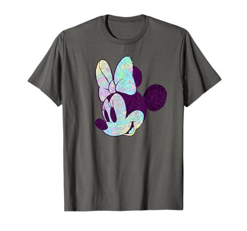 T-shirt Mickey et Minnie pastel doodle en coton pour un look Disney casual au quotidien