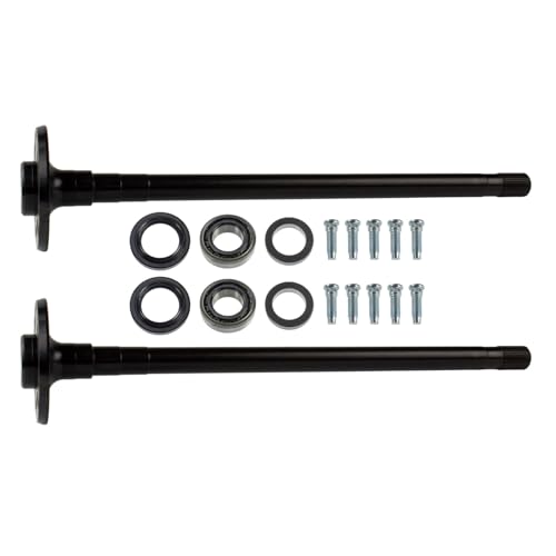 TEN Factory MG22137 Bolt Pattern Spline Drive Axle Shaft Assembly for Dana 44 Standard Lef/Right 35 Spline 29.75"/29.25" Length 5 x 4.5 & 5 x 5.5 Lug Pattern Fits Jeep Wrangler TJ/YJ – 4140 Chromoly by Ten Factory - Image 2