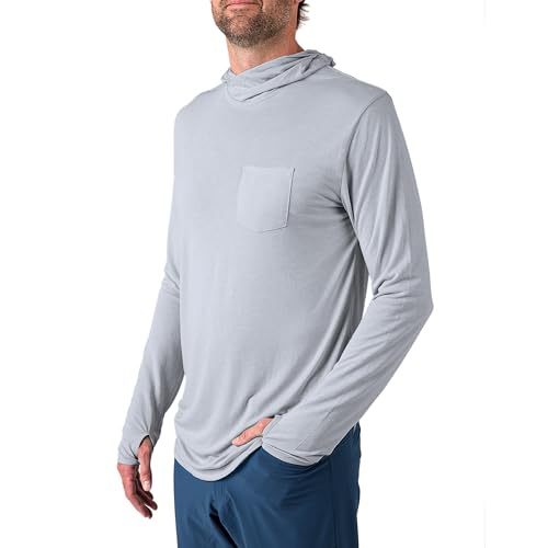 Free Fly Men's Lightweight Hoodie - UPF 20+ Sun Protection Hoodie