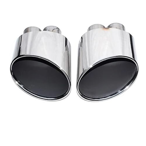 Silencieux d'échappement pour S4 S5 RS3 RS4 contre la rouille avec cette pointe de buse Silver 1