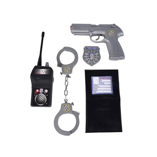 Simba 108102669 - Equipamiento básico de policía de Juguete [Importado de Alemania]