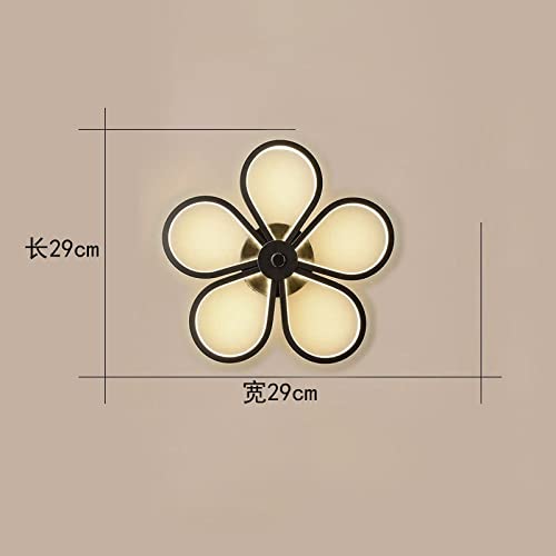 Aplique de pared moderno para pasillo y dormitorio con diseño en blanco y negro 2