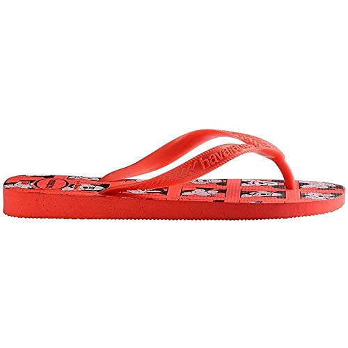Chinelo Top Disney, Havaianas, Adulto Unissex, Vermelho Crush, 37/38