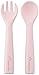 Mama Bear  シリコーンスプーン&フォークセット ピンク