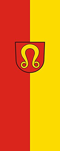 Drapeau Nufringen portrait 300x120cm de 3.5m² pour mât vertical