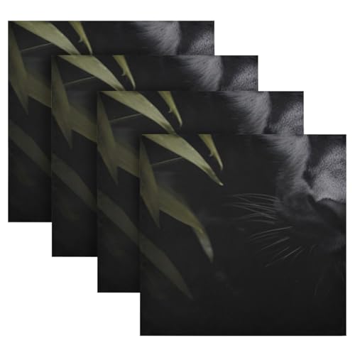 Servilletas de tela estampadas Black Panther pack 6 miniatura 5