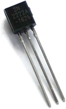 Electronic Spices 2N2222 NPN TO-92 75V 0.8A Plastic Encapsulate High Speed Switching Transistor (Pack Of 10) (2N2222)