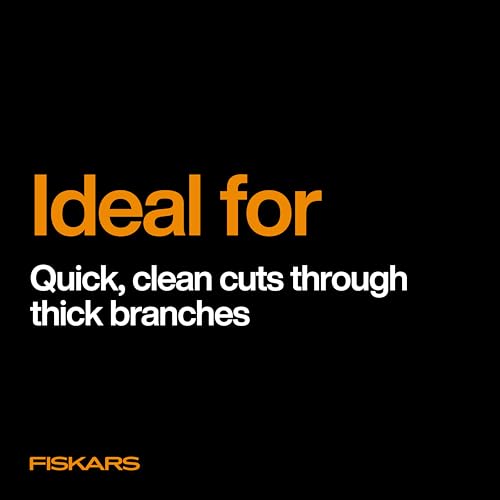 Fiskars Pruning Saw, Gifts for Dad, Tree Cutting Saw with Handle, 15", Black