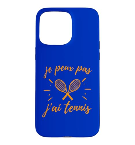 I Can't Have Tennis �r���e�[�W ���g�� �I�����W �X�}�z�P�[�X iPhone 15 Pro Max �p