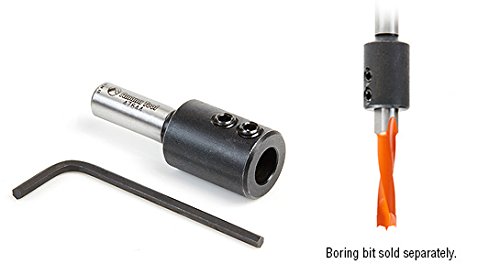 Amana Tool - 47638 10mm Shank Dowel Drill/Boring Bit Adapter for CNC Standard Collet/Tool