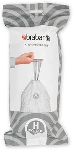 Brabantia PerfectFit Bags H 50-60 Litre 20 Bags per roll