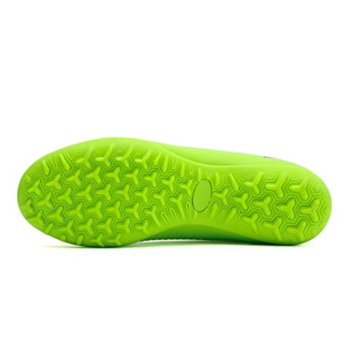 Wccicss Men's Soccer Turf Cleats Tf Athletic Football Outdoor / Indoor Shoes, Green, 6.5 Narrow #TOP3