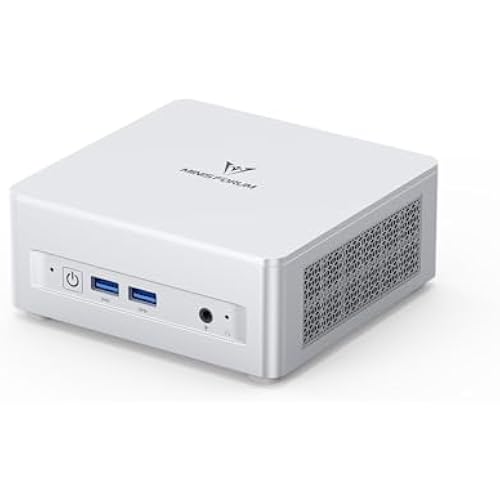 MINISFORUM Mini PC UM870 Slim,AMD Ryzen 7 8745H(8C/16T, Up to 4.9GHz),AMD Radeont 780M Mini Computer,16GB DDR5 RAM & 512 PCIe 4.0 SSD,Support 8K@60Hz HDMI 2.1/USB4 Output, WIFI6E/BT5.3/Auto Power On