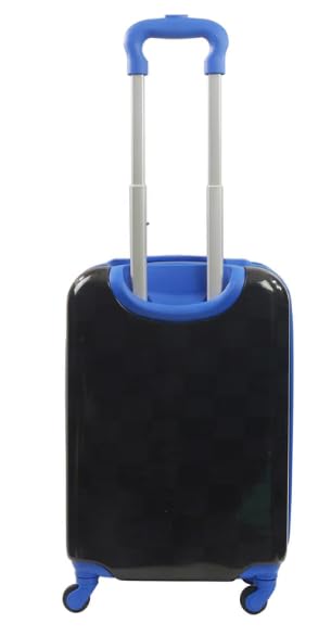 FUL Unisex Hot Wheels 20.5 Inch Carry On Rolling Luggage, Hardshell Suitcase with Spinner Wheels, Blue3