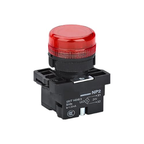 Luz indicadora LED NP2-EV64 220V de alta visibilidad para automatización