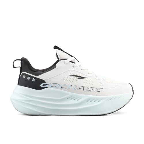 Image of ASIAN Aerofoam-01 Men's Running Shoes with Breathable Mesh Upper | Energy Return Sole, Lace-Up Fit & Lightweight Comfort